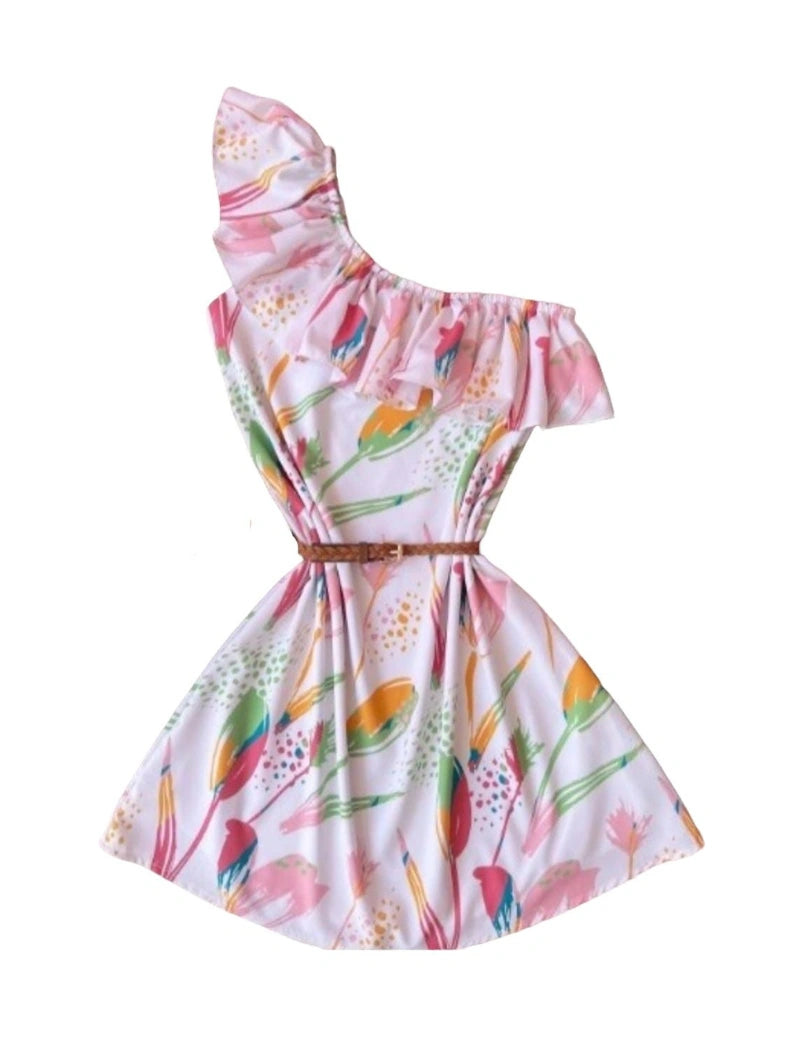 Vestido Orquidea beige tulipan