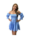 Vestido Hortensia azul bebe