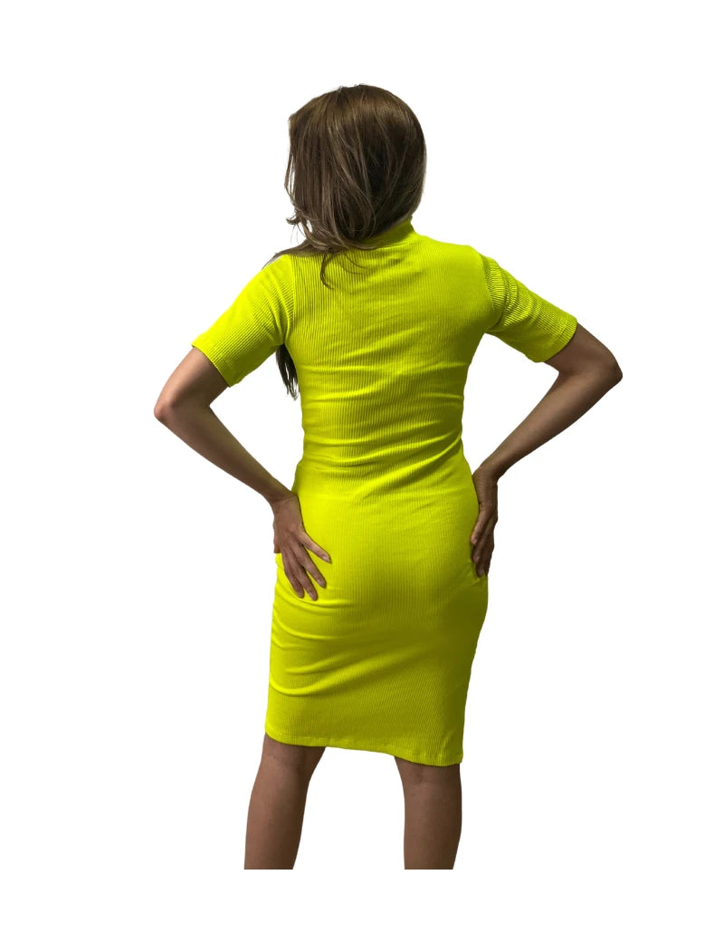 Vestido Dallas verde biche