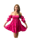 Vestido Hortensia Fucsia