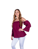 Blusa Begonia vinotinto