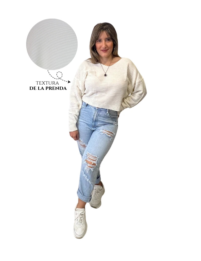 Buzo New York blanco