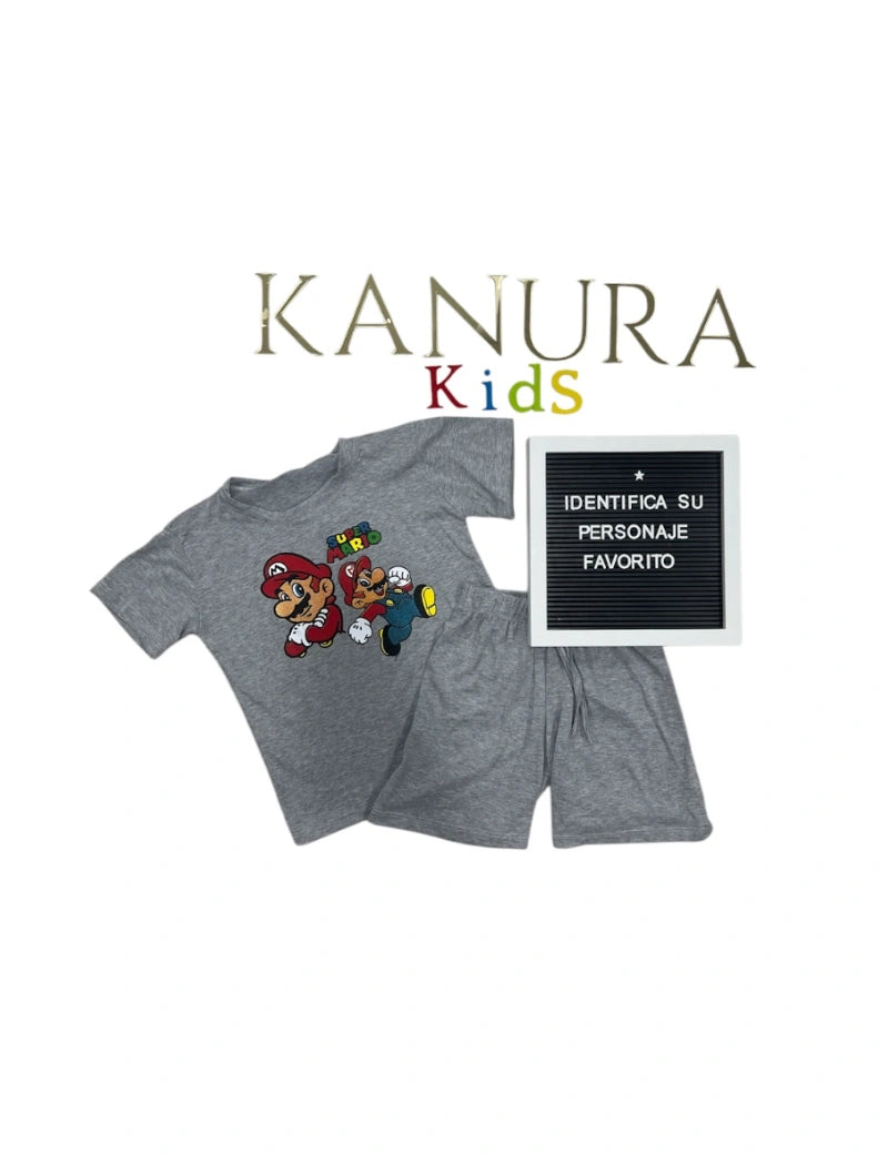 Pijama Short Mario Bross
