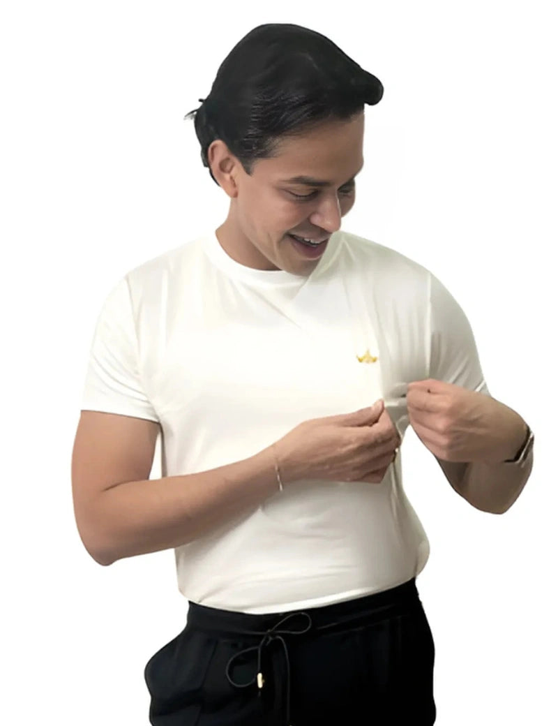 Camiseta basica beige