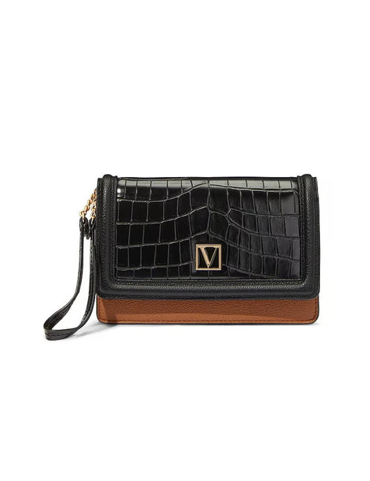 Billetera Victoria's secret negro marrón